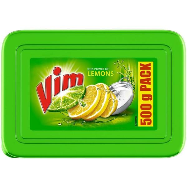 Vim  Lemon Dishwash Bar 500g